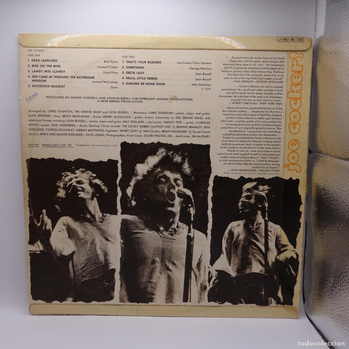 Discos de vinilo: JOE COCKER - JOE COCKER - Foto 2