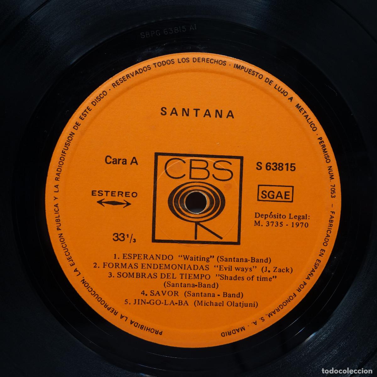 Discos de vinilo: SANTANA - SANTANA - CBS - Foto 5