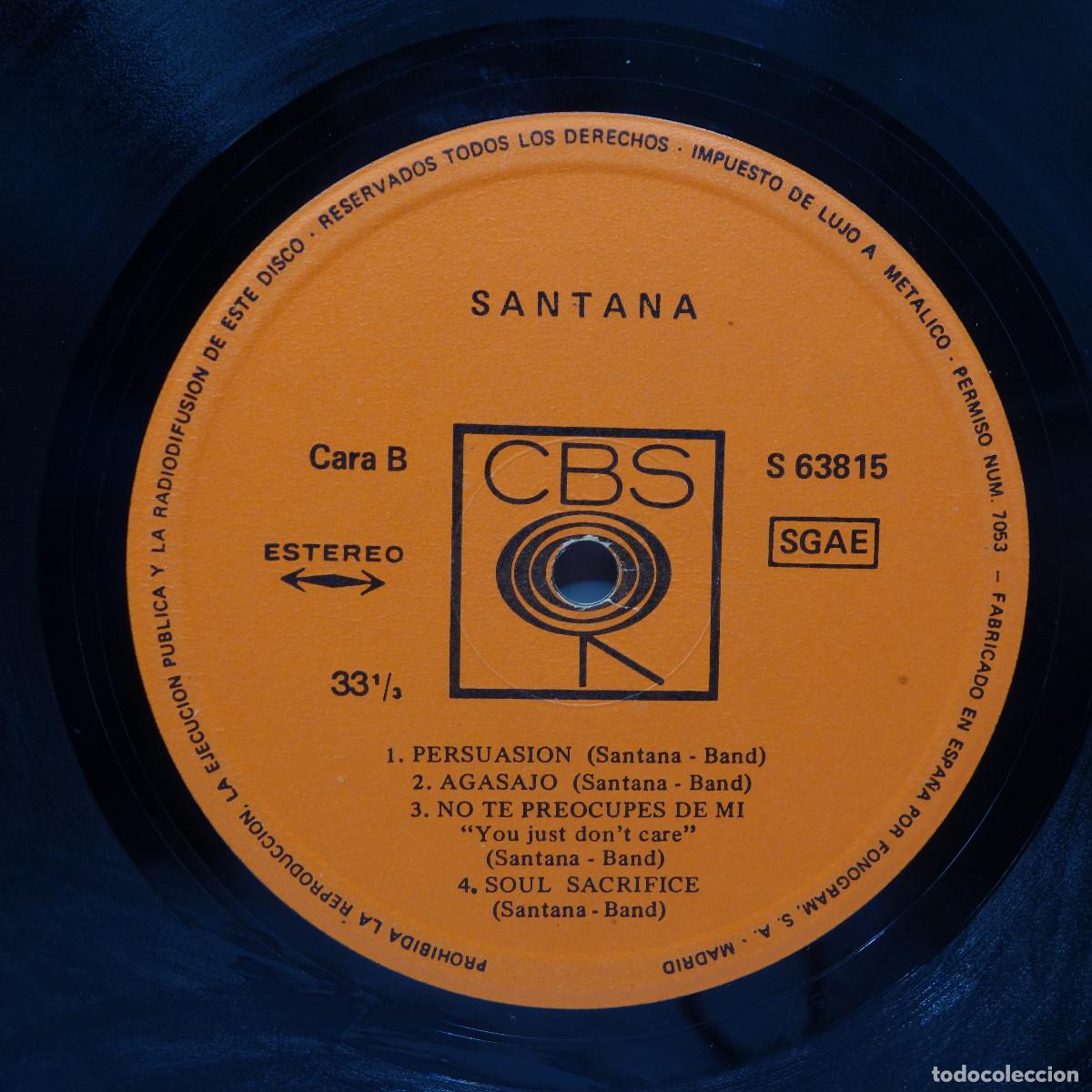 Discos de vinilo: SANTANA - SANTANA - CBS - Foto 7