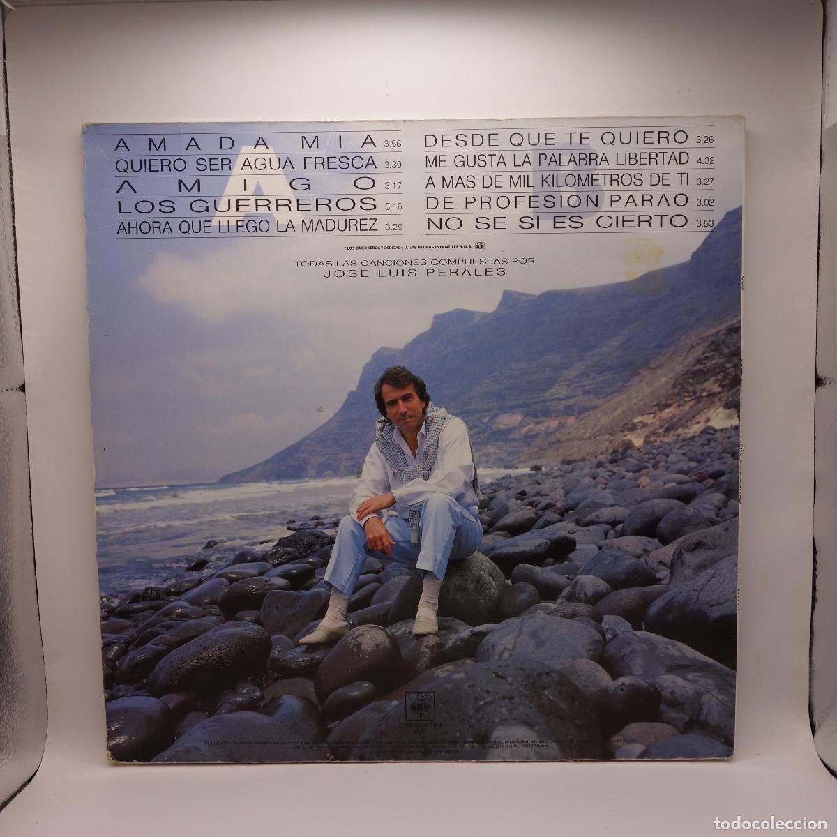 Discos de vinilo: JOSE LUIS PERALES - SUE&Ntilde;O DE LIBERTAD - Foto 2