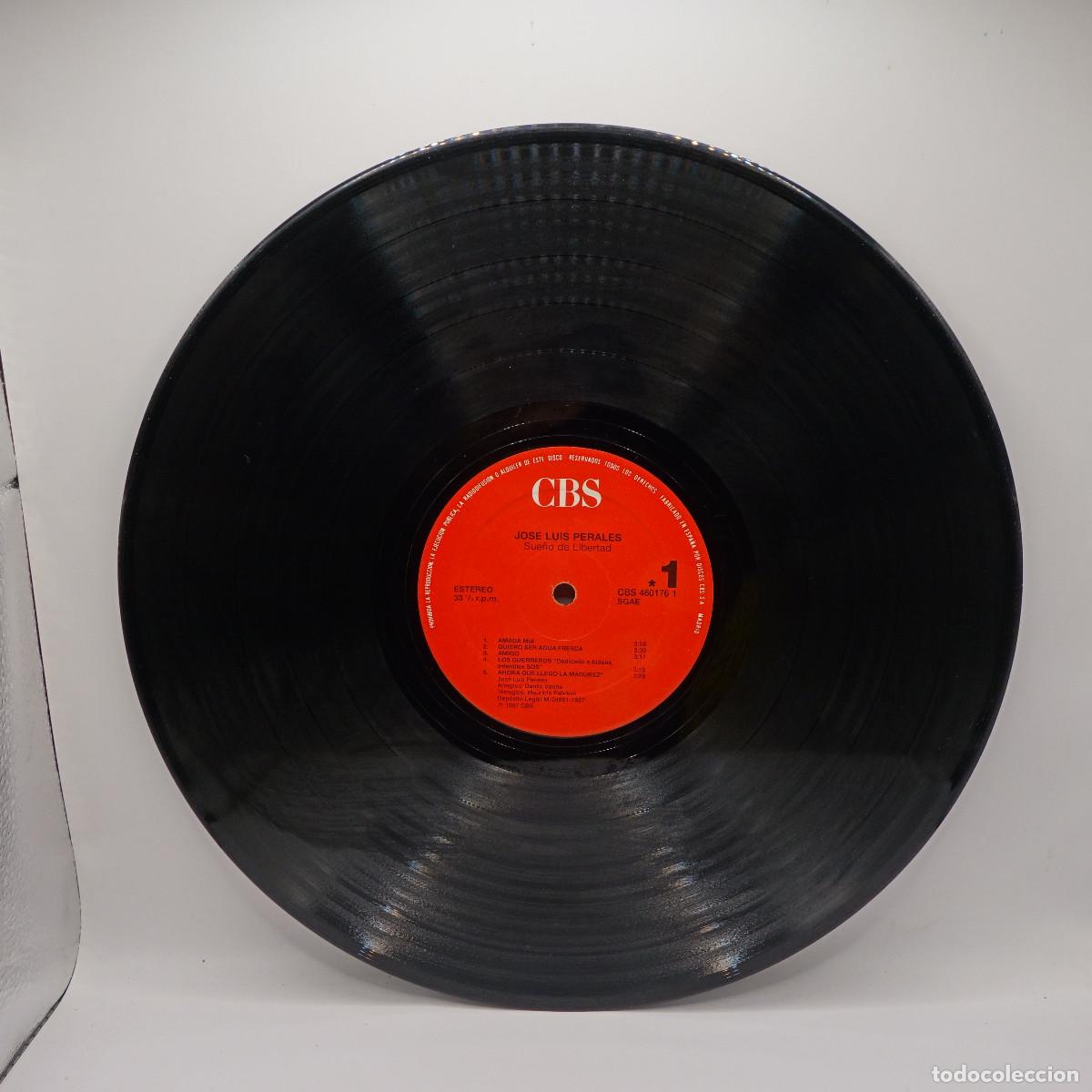 Discos de vinilo: JOSE LUIS PERALES - SUE&Ntilde;O DE LIBERTAD - Foto 6