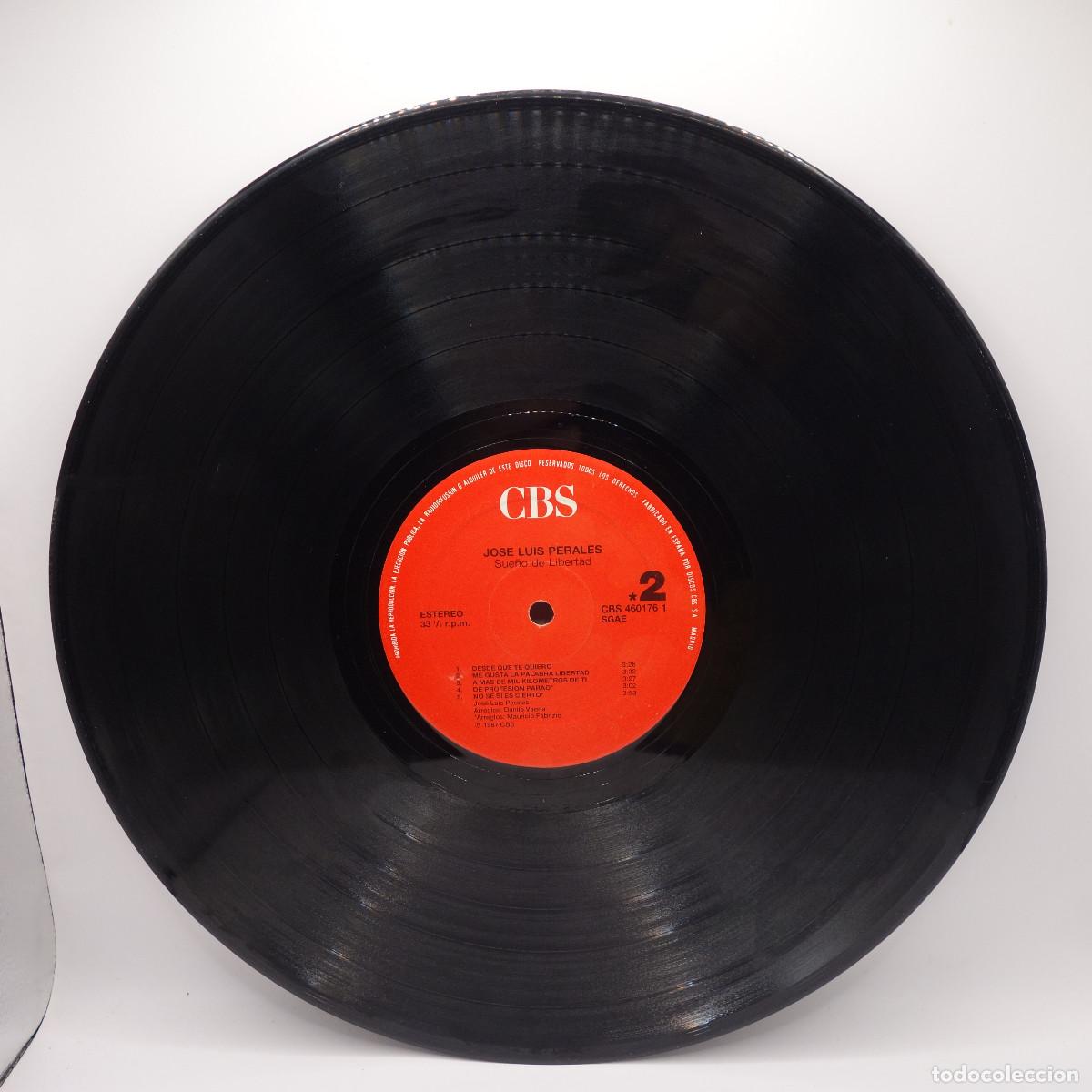 Discos de vinilo: JOSE LUIS PERALES - SUE&Ntilde;O DE LIBERTAD - Foto 8