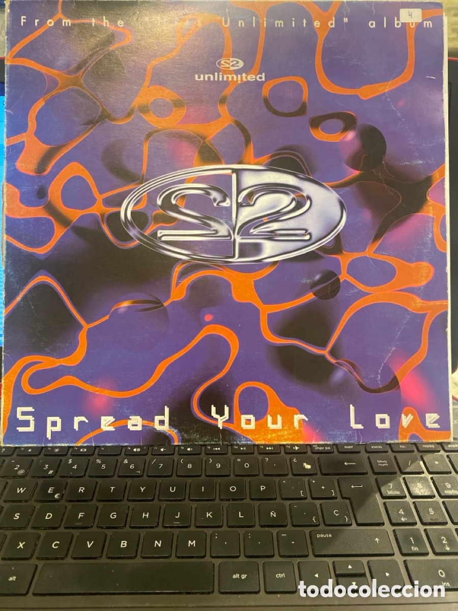 Discos de vinilo: 2 UNLIMITED - SPREAD YOUR LOVE MAXI SINGLE - Foto 1