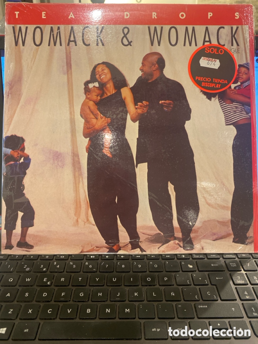 Discos de vinilo: WOMACK AND WOMACK - TEARDROPS MAXI SINGLE SPAIN - Foto 1