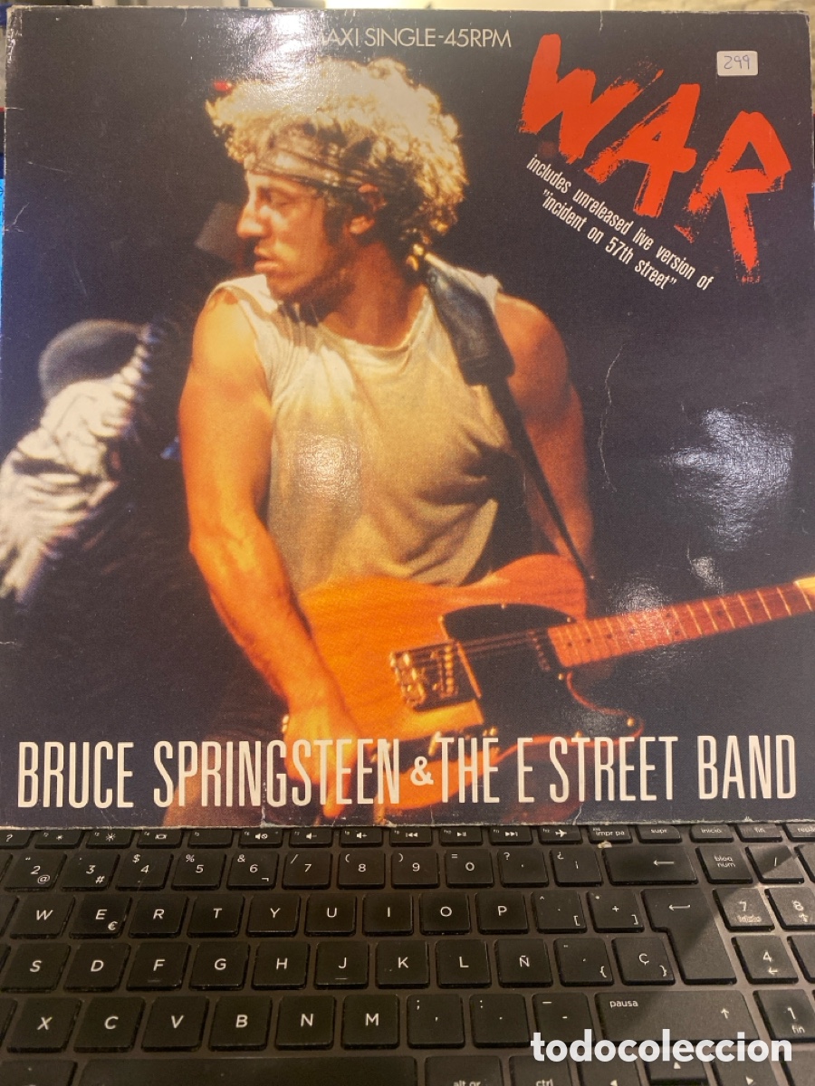 Discos de vinilo: BRUCE SPRINGSTEEN - WAR MAXI SINGLE SPAIN - Foto 1