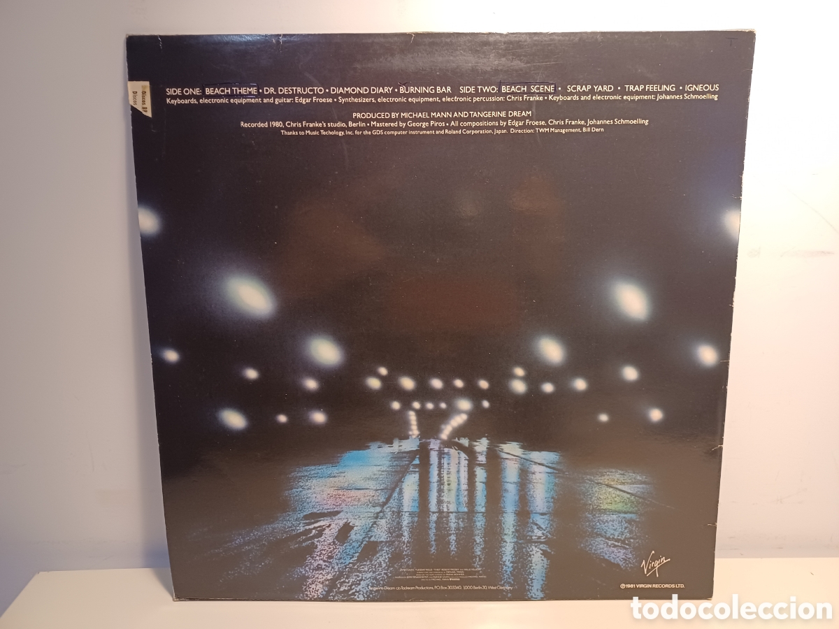 Discos de vinilo: LP vinilo/ Tangerine Dream/ Thief - Foto 2