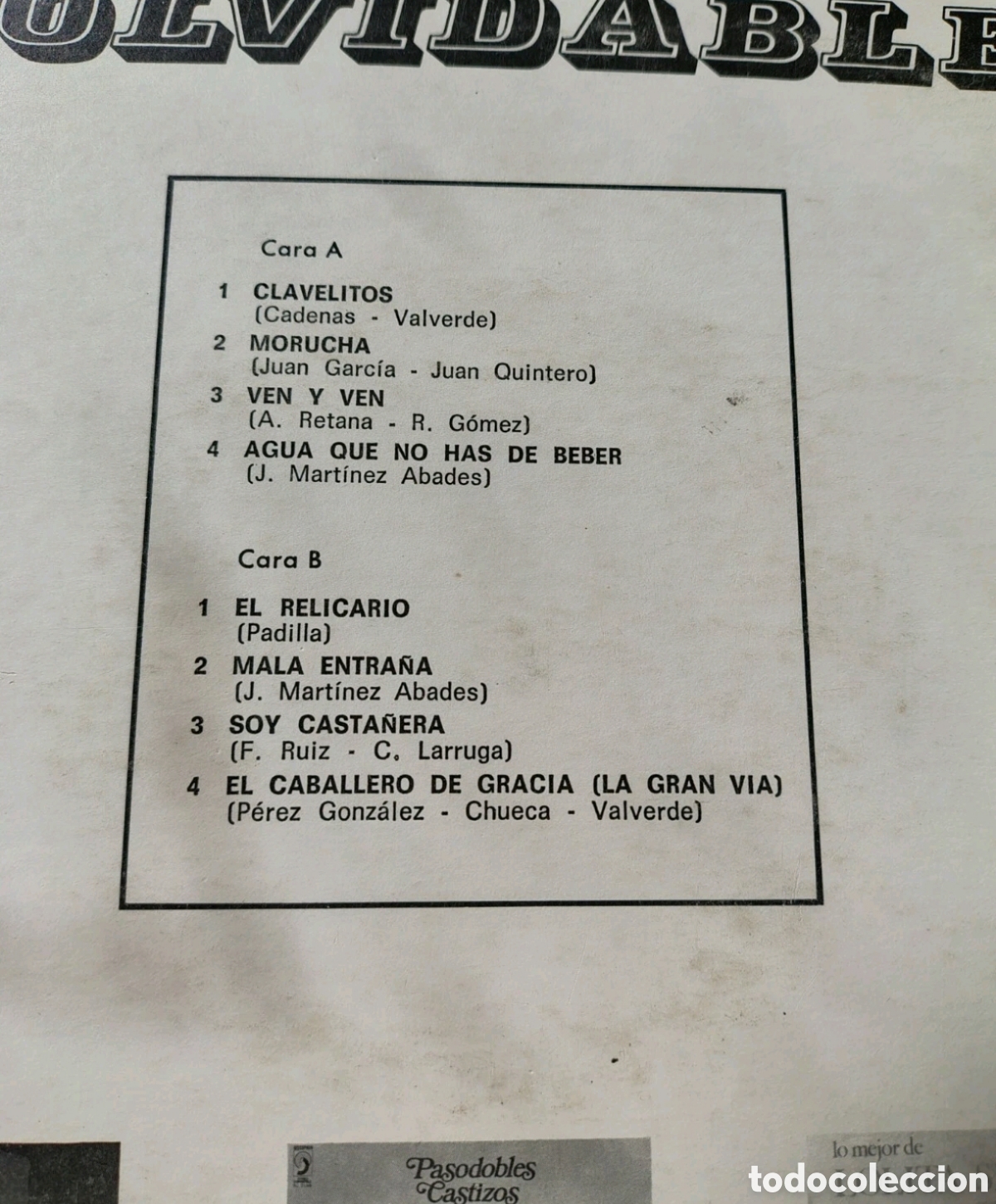 Discos de vinilo: Canciones Inovidables - Foto 2