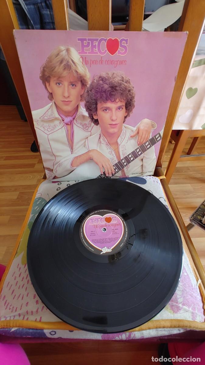 Discos de vinilo: PECOS-LP UN PAR DE CORAZONES - Foto 1