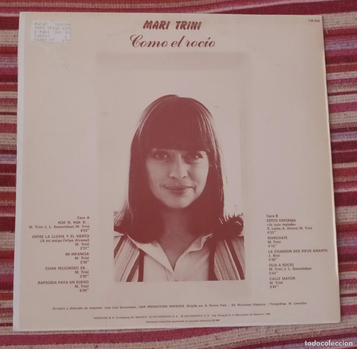 Discos de vinilo: MARI TRINI - COMO EL ROCIO - CD - Foto 2