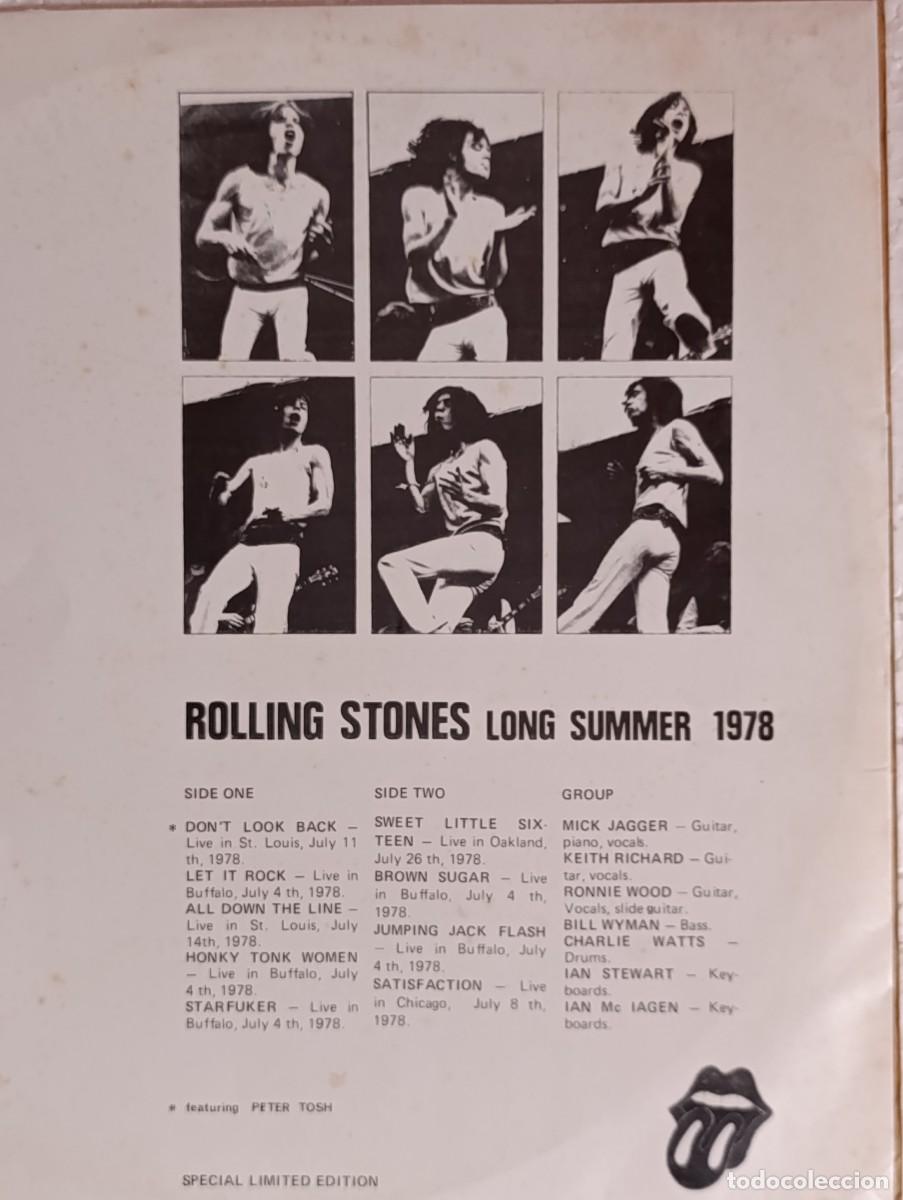 Discos de vinilo: The Rolling Stones. Long summer 1978 - Foto 2