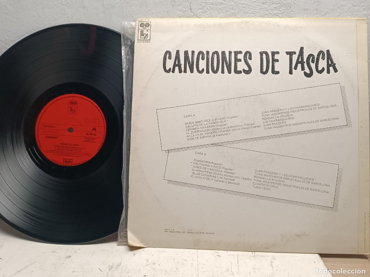 Discos de vinilo: Canciones De Tasca LP 1977 - Foto 2