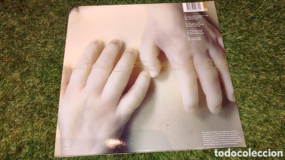 Discos de vinilo: DISCO DE VINILO DOBLE DE RAMSTEIN. MUTTER. - Foto 2