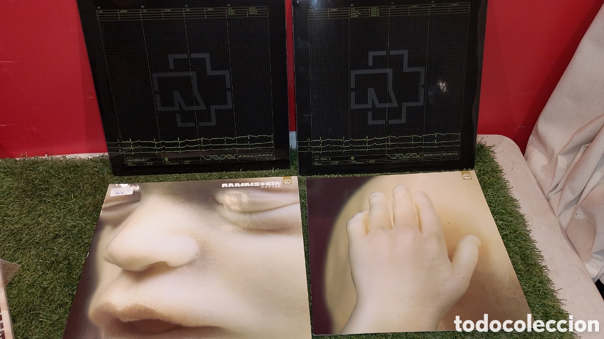 Discos de vinilo: DISCO DE VINILO DOBLE DE RAMSTEIN. MUTTER. - Foto 4