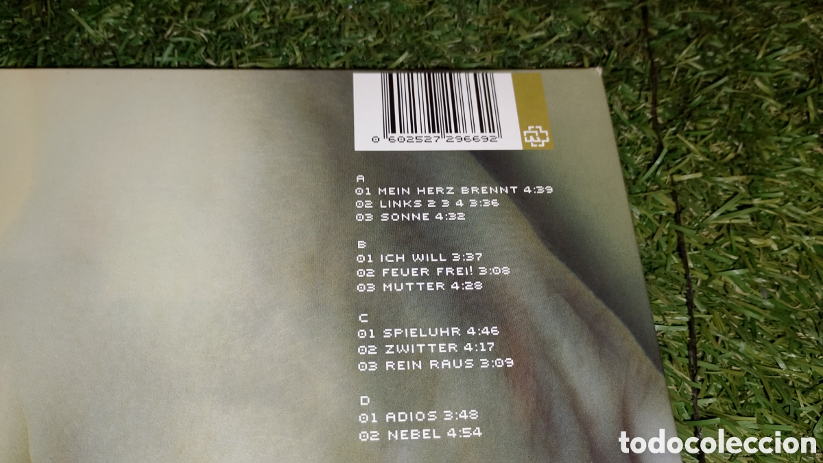 Discos de vinilo: DISCO DE VINILO DOBLE DE RAMSTEIN. MUTTER. - Foto 5
