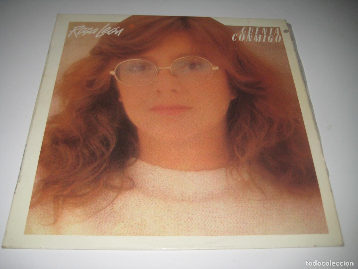 Discos de vinilo: Rosa Leon - Cuenta conmigo LP - Foto 1