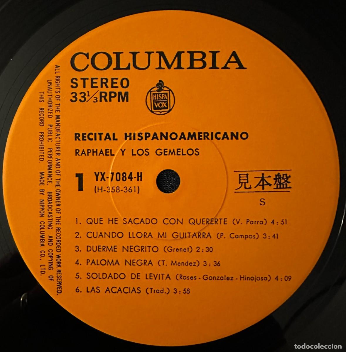 Discos de vinilo: RAPHAEL Y LOS GEMELOS VINILO LP JAPON PROMOCIONAL OBI INSERT - Foto 4