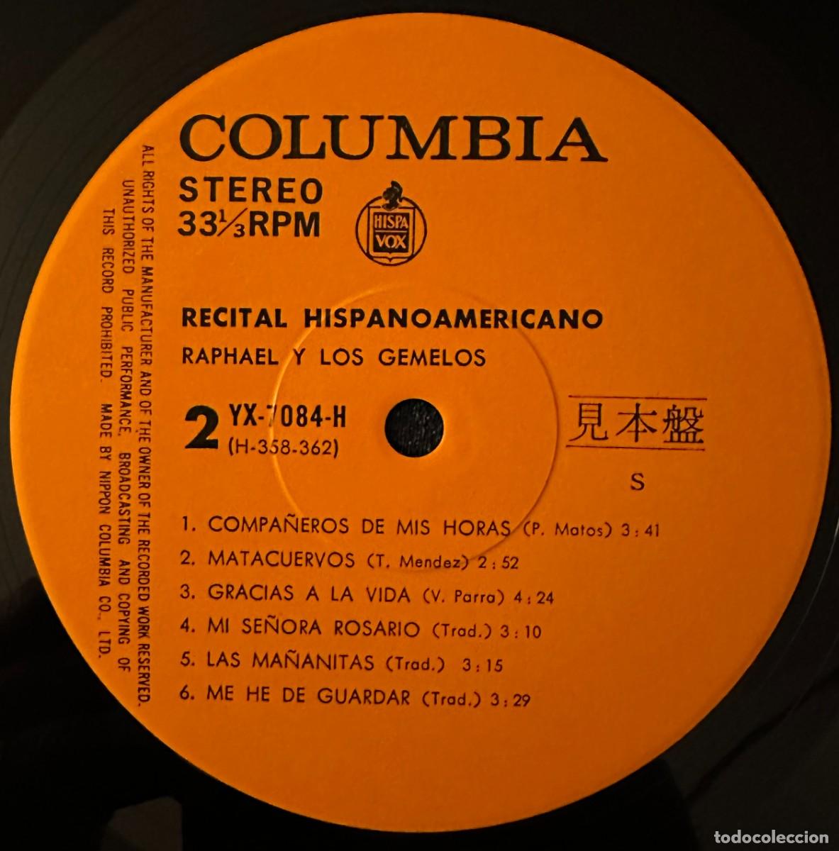 Discos de vinilo: RAPHAEL Y LOS GEMELOS VINILO LP JAPON PROMOCIONAL OBI INSERT - Foto 5