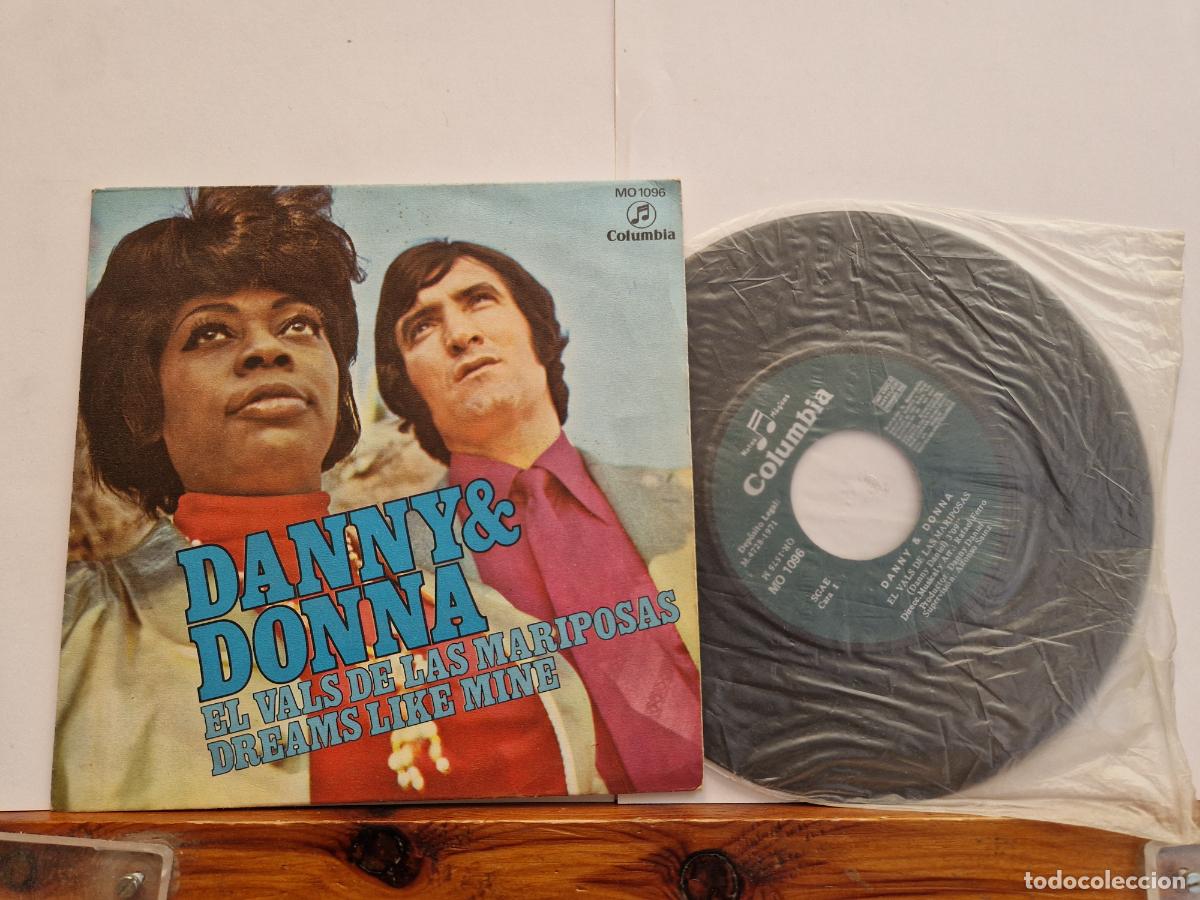 Discos de vinilo: SINGLE. DANNY & DONNA. EL VALS DE LAS MARIPOSAS. - Foto 1