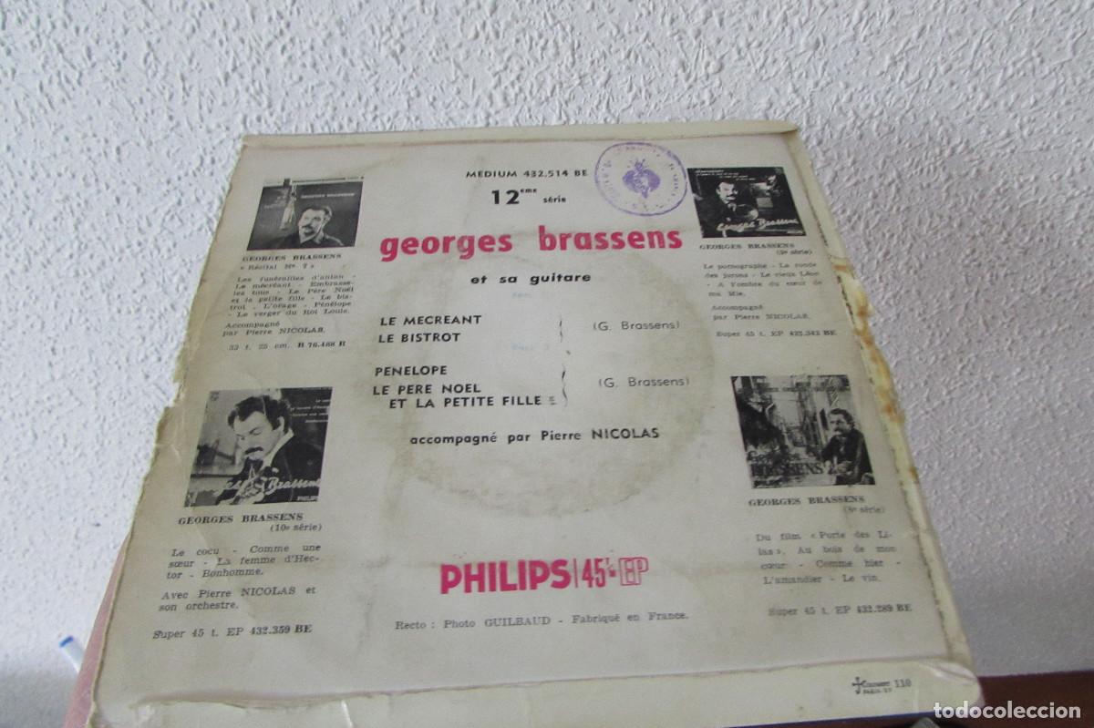 Discos de vinilo: GEORGES BRASSENS LE MECREANT - Foto 4