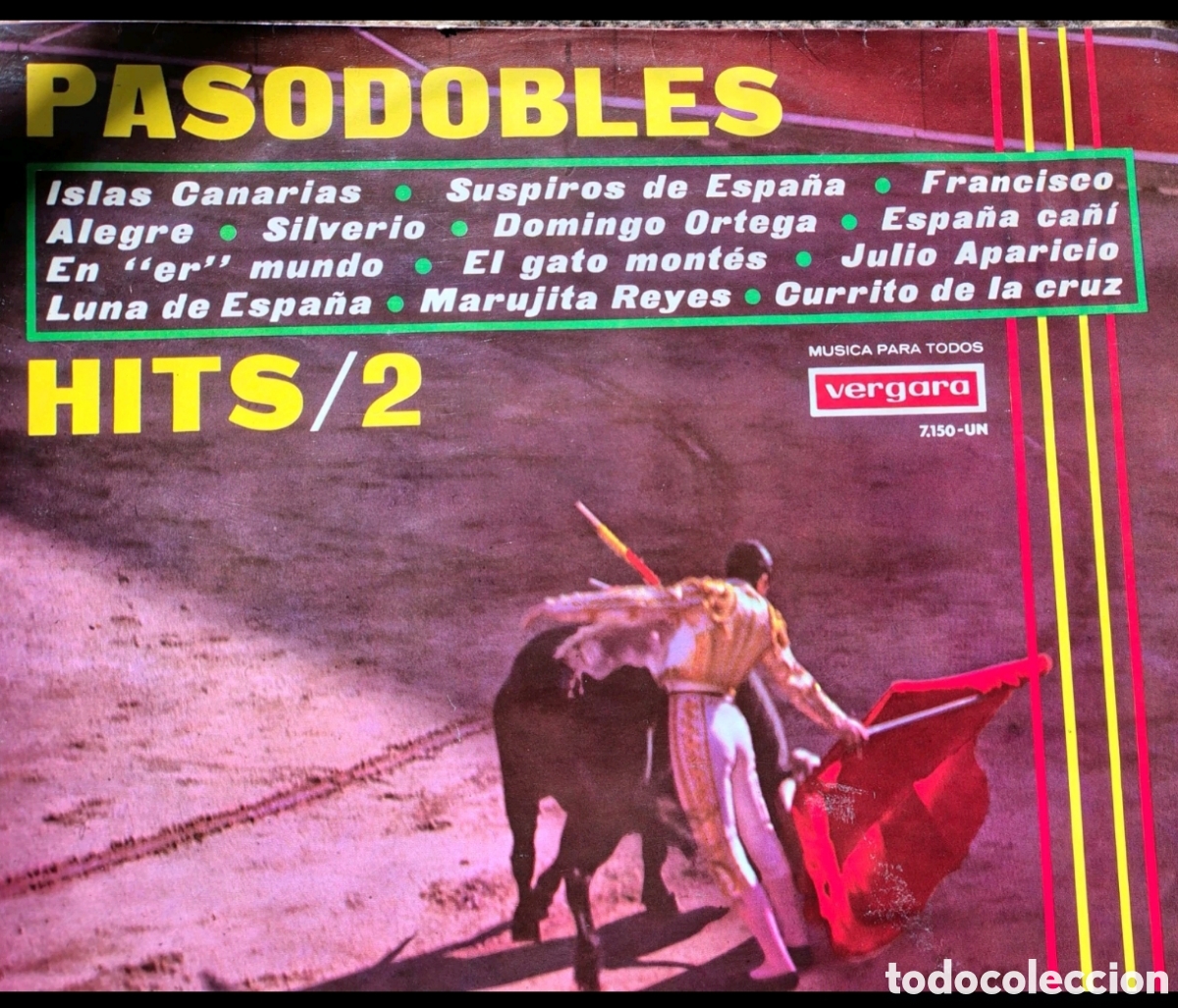 Discos de vinilo: Pasodobles hits/ 2 (LP) - Foto 1