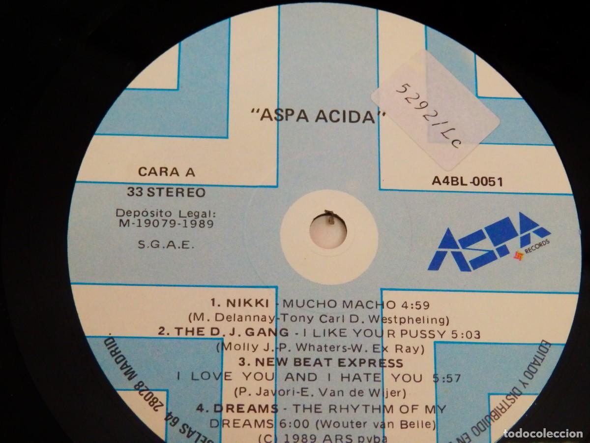 Discos de vinilo: Aspa Acida * LP Vinilo 1989 * Rare * Como nuevo - Foto 5