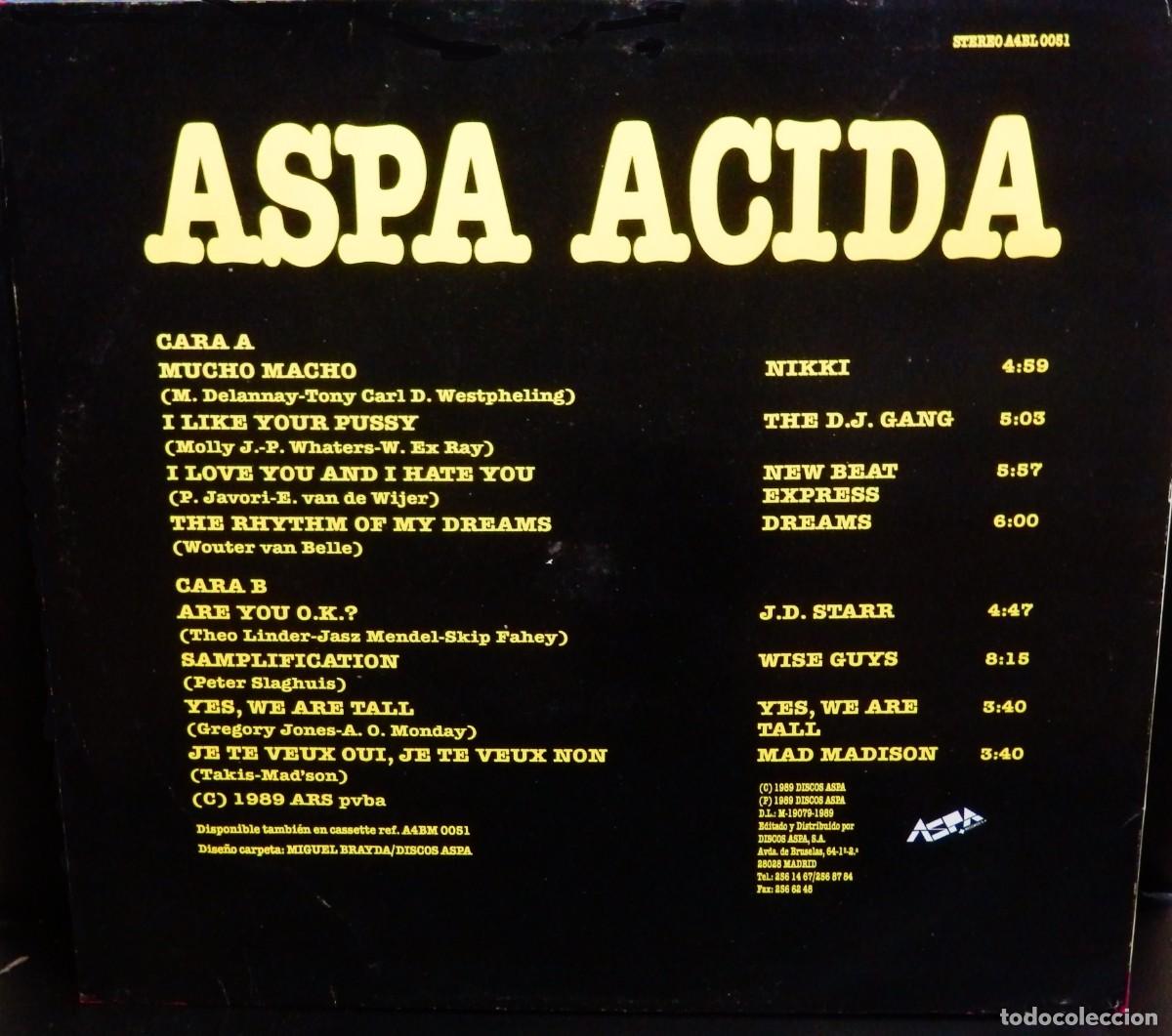 Discos de vinilo: Aspa Acida * LP Vinilo 1989 * Rare * Como nuevo - Foto 6