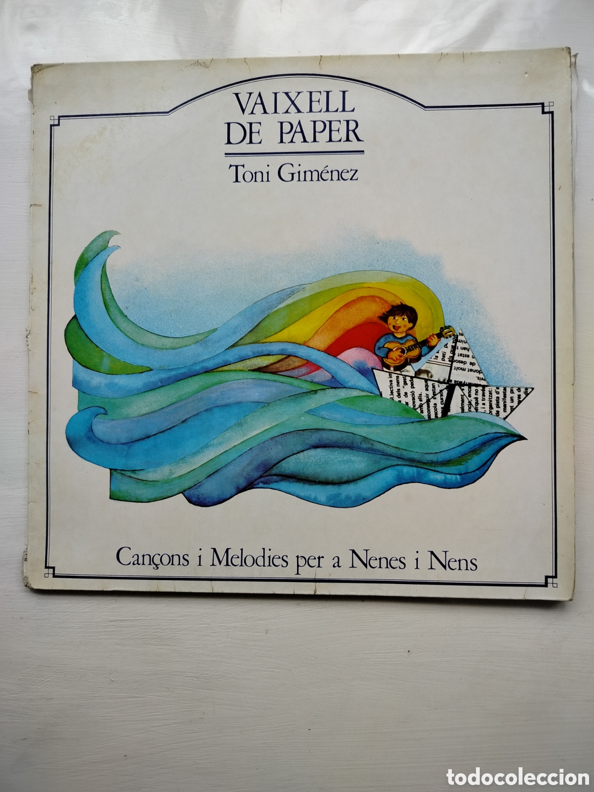 Discos de vinilo: Toni Gim&eacute;nez LP Vaixell de Paper - Foto 1