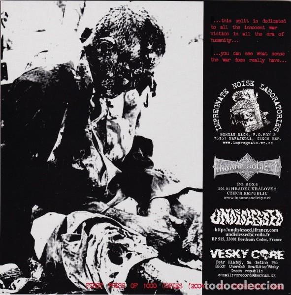 Discos de vinilo: Coma / Mass Genocide Process &ndash; Coma / Mass Genocide Process - 7&rdquo; - 2004 - Impregnate Noise Laborator - Foto 2