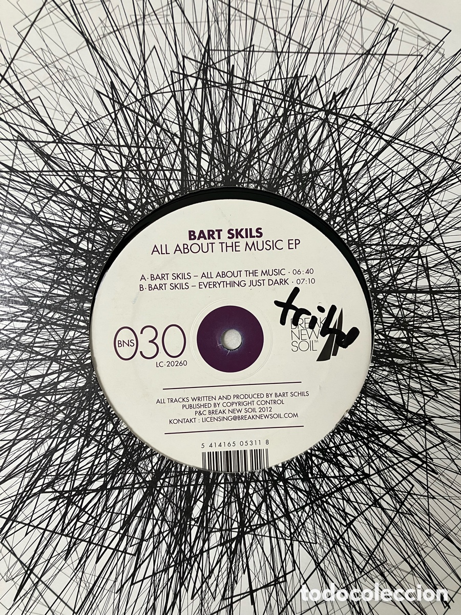 Discos de vinilo: Bart Skills - All About The Music - Foto 3