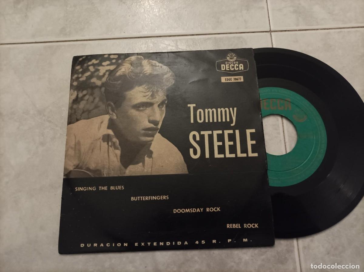 Discos de vinilo: Tommy Steele ep singing the blues - Foto 1