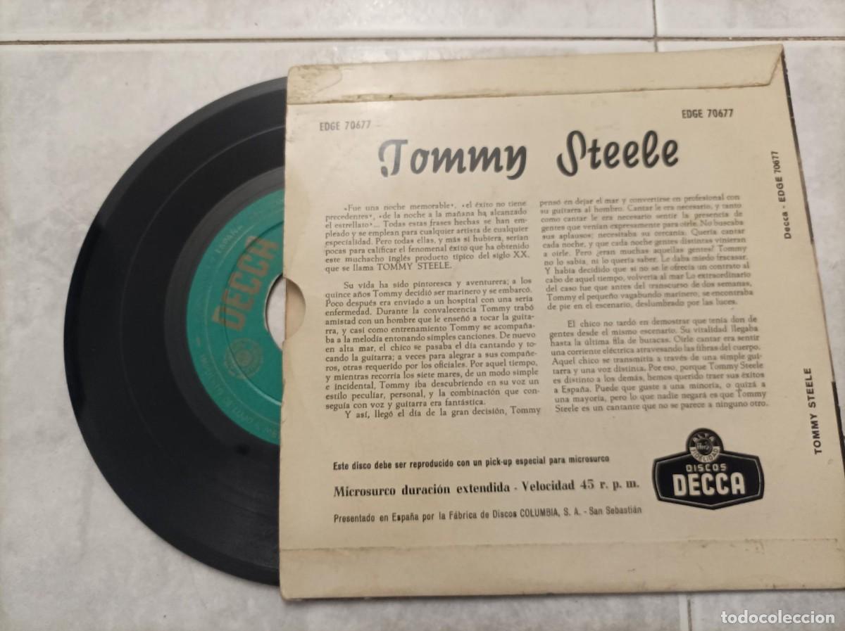 Discos de vinilo: Tommy Steele ep singing the blues - Foto 2
