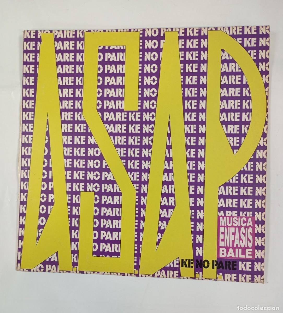 Discos de vinilo: ASAP. KE NO PARE. MAXI-SINGLE. TDKDA16 - Foto 1