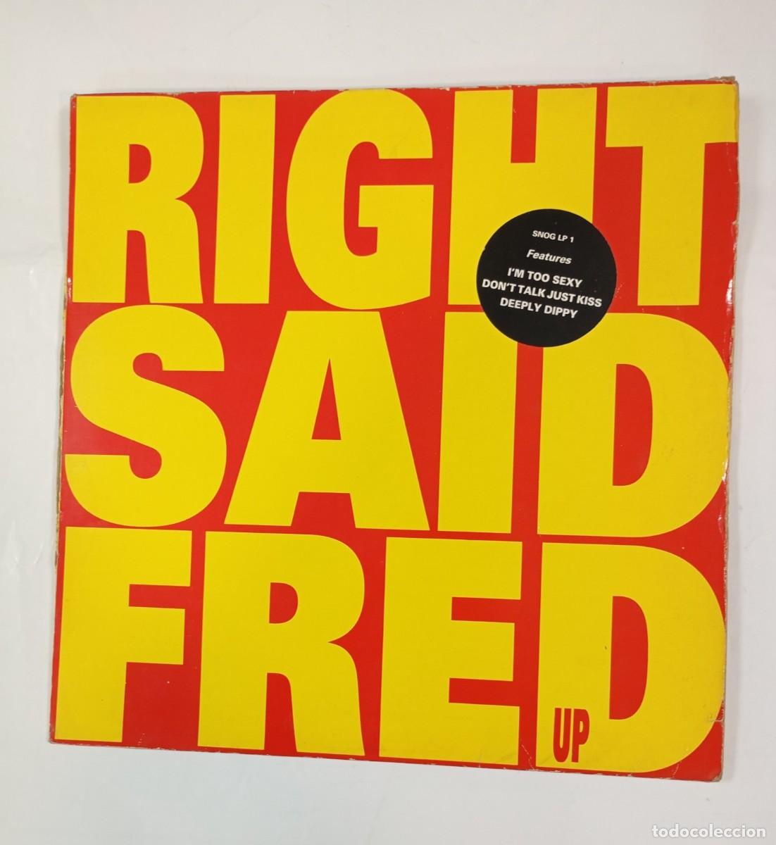 Discos de vinilo: Right Said Fred. up. LP. TDKDA16 - Foto 1