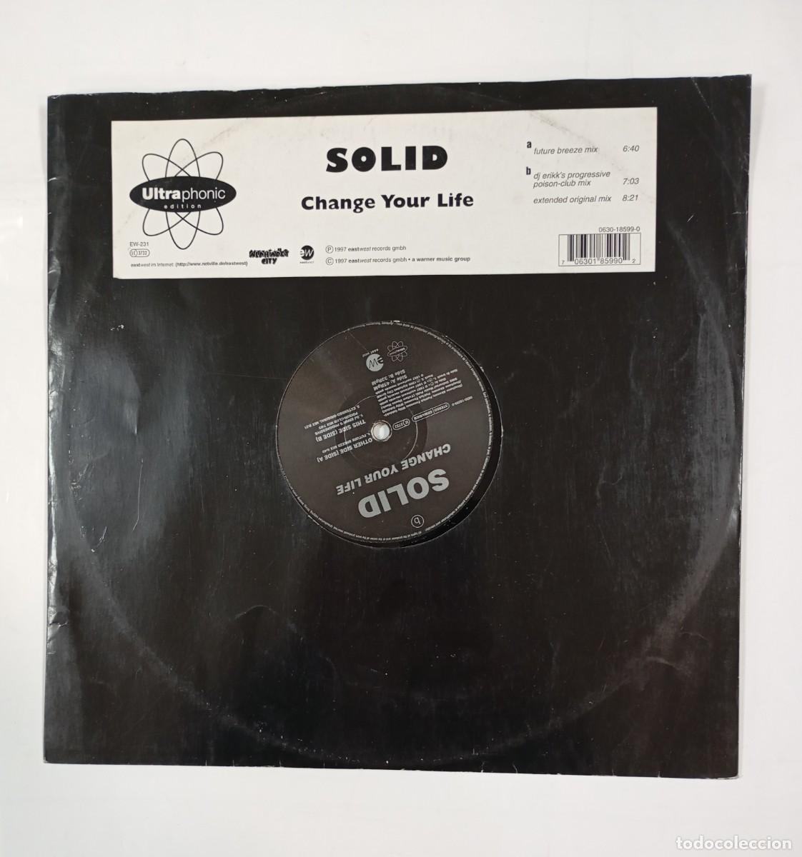 Discos de vinilo: SOLID. CHANGE YOUR LIFE. MAXI-SINGLE. TDKDA16 - Foto 1