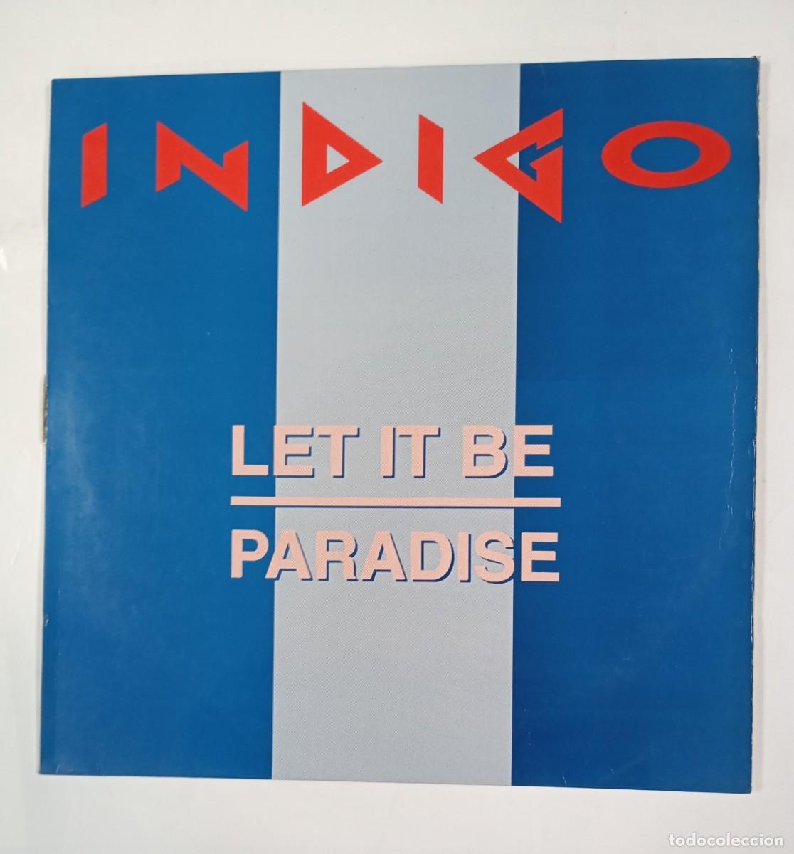 Discos de vinilo: INDIGO, LET IT BE / PARADISE. MAXI-SINGLE. TDKDA16 - Foto 1