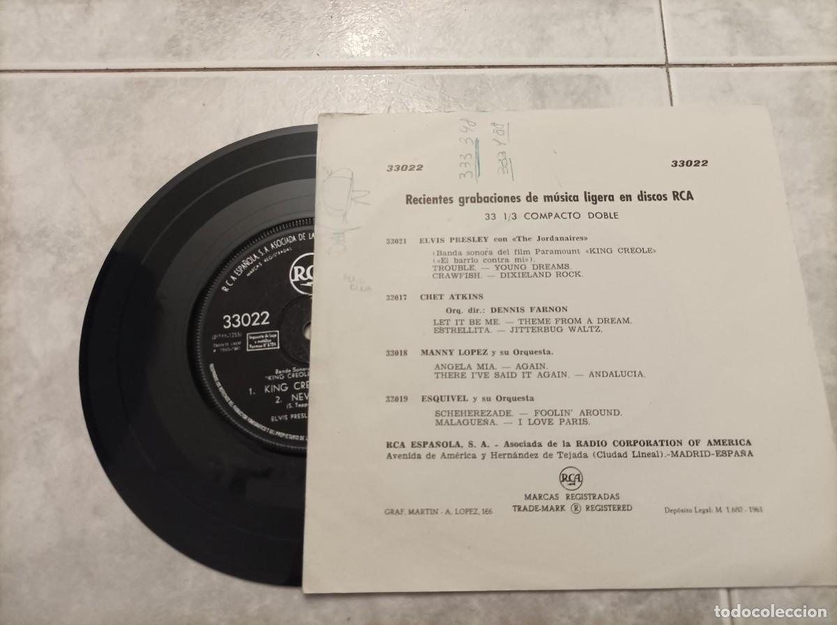Discos de vinilo: Elvis Presley ep King Creole - Foto 2