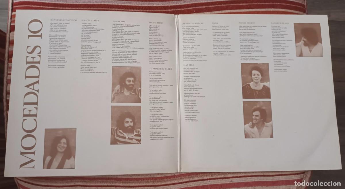 Discos de vinilo: MOCEDADES - MOCEDADES 10 - LP - Foto 3