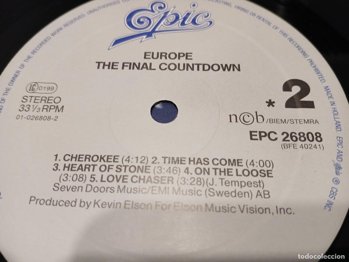 Discos de vinilo: Europe &lrm;&ndash; The Final Countdown- (1986) LP disco vinilo - Foto 3