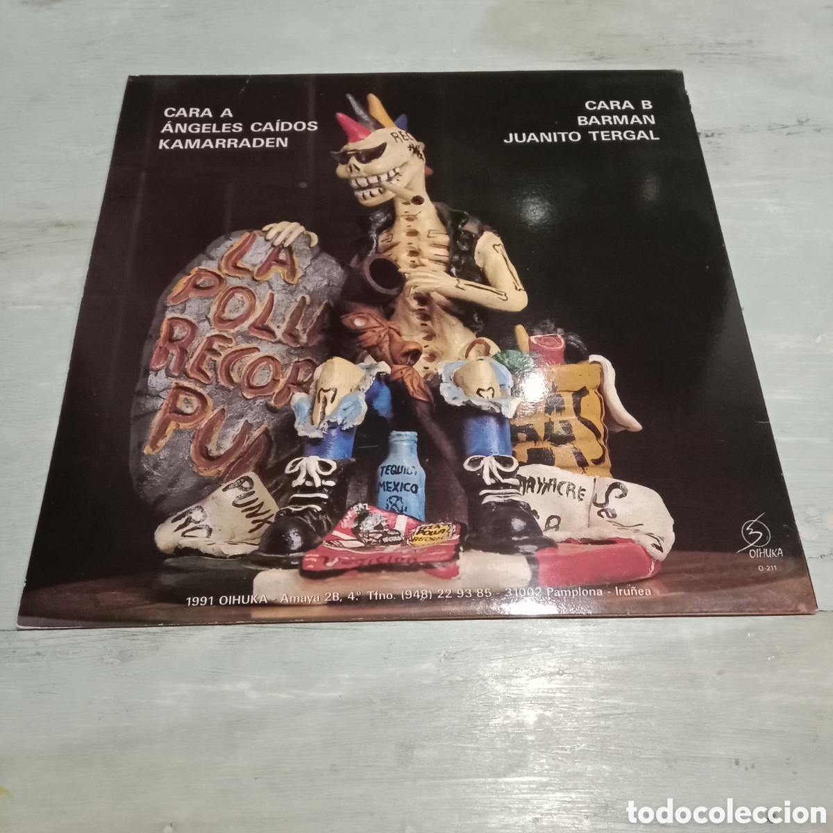 Discos de vinilo: LA POLLA RECORDS - &iexcl;BARMAN! - EP 12&rdquo; - Foto 2