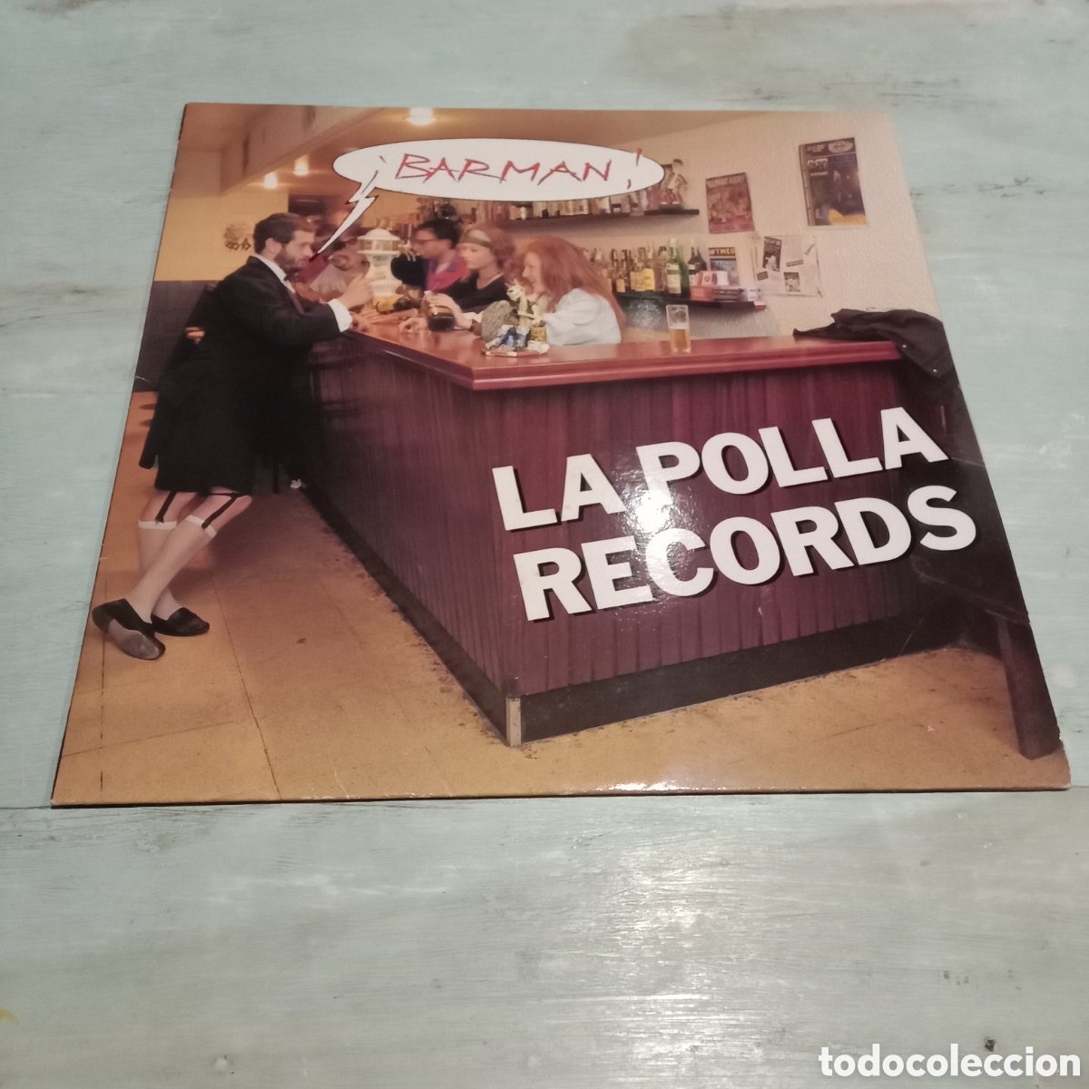 Discos de vinilo: LA POLLA RECORDS - &iexcl;BARMAN! - EP 12&rdquo; - Foto 1