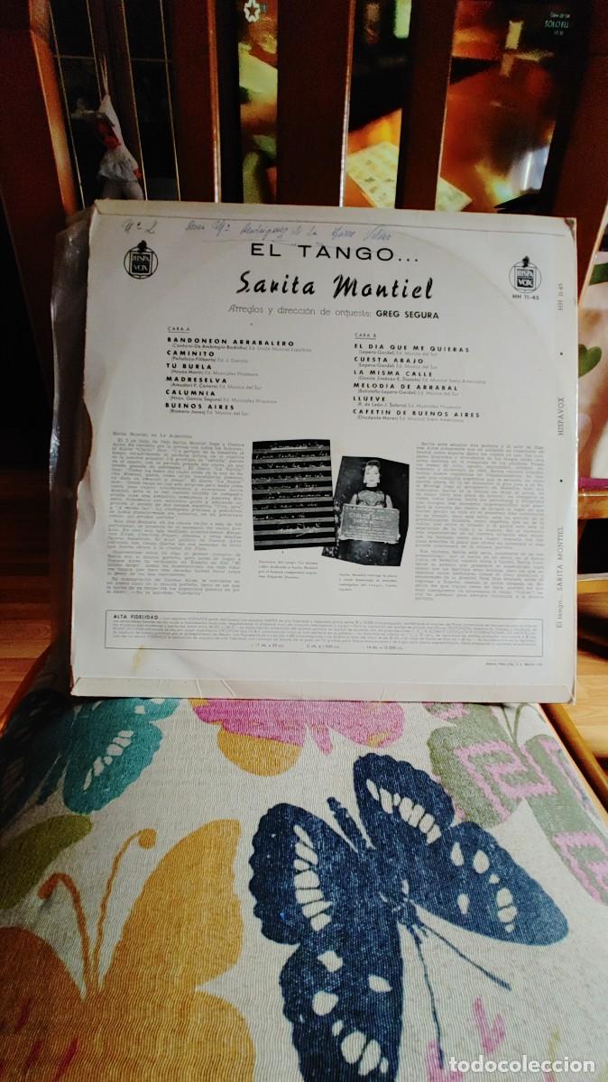 Discos de vinilo: SARITA MONTIEL-LP EL TANGO - Foto 2