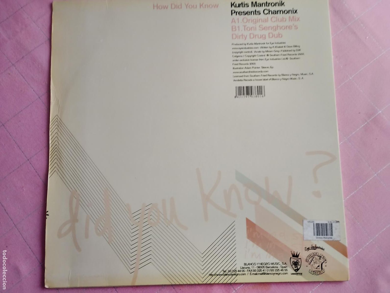 Discos de vinilo: Kurtis Mantronik Presents Chamonix &lrm;&ndash; How Did You Know 2003 - Foto 2