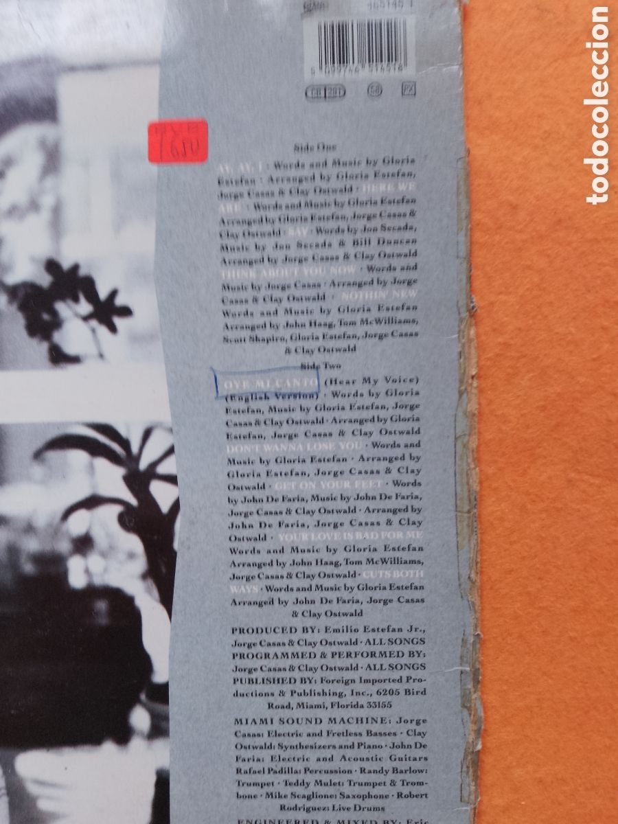 Discos de vinilo: GLORIA ESTEFAN - CUTS FROM WAYS - Foto 3