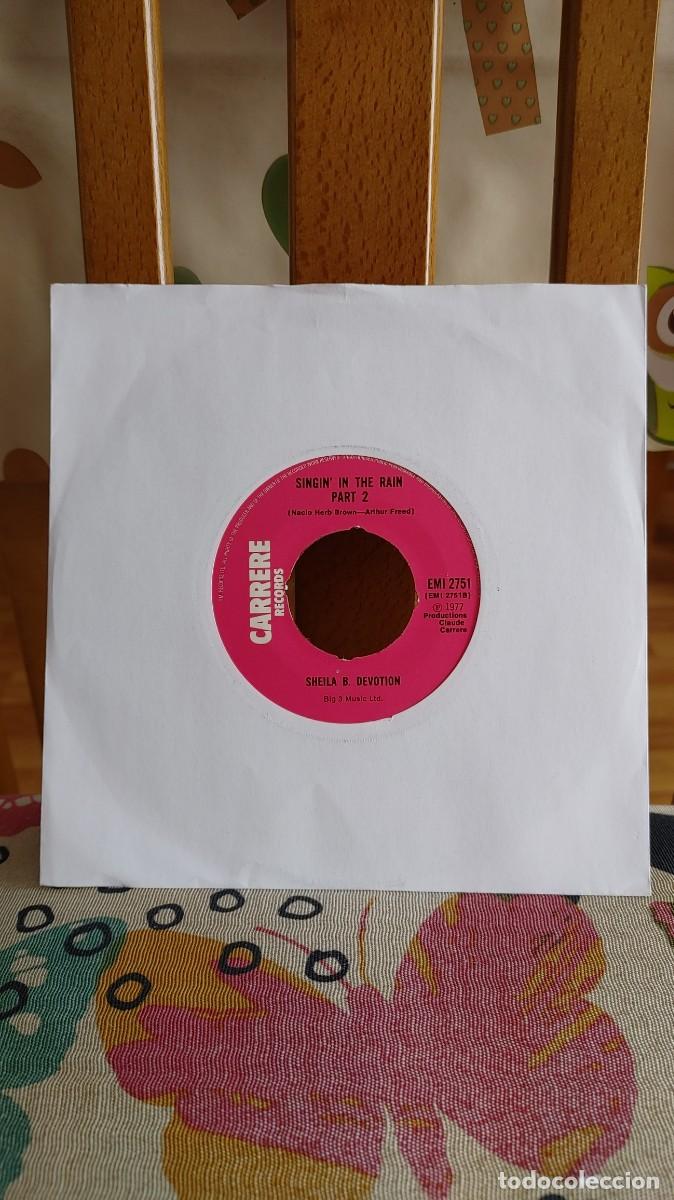 Discos de vinilo: SHEIA B. DEVOTION-SINGLE SINGIN&uml;IN THE RAIN - Foto 1