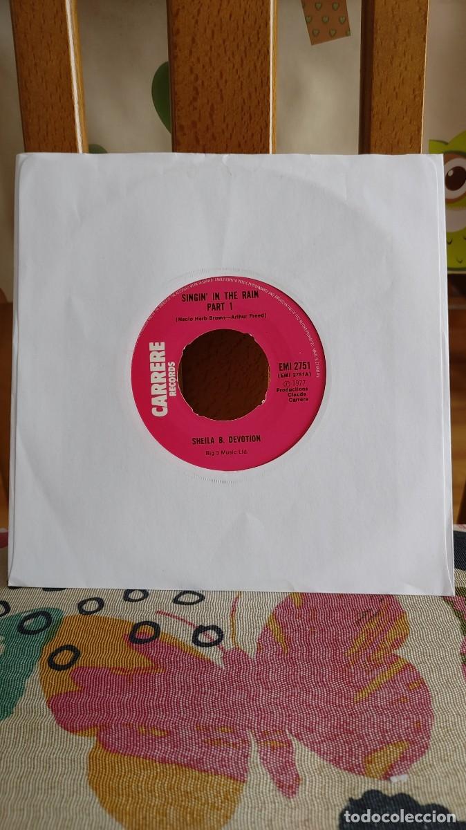 Discos de vinilo: SHEIA B. DEVOTION-SINGLE SINGIN&uml;IN THE RAIN - Foto 2