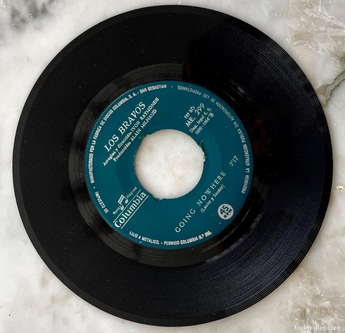 Discos de vinilo: LOS BRAVOS, TRAPPED, GOING NOWHERE - SINGLE ORIGINAL ESPA&Ntilde;A - Foto 3