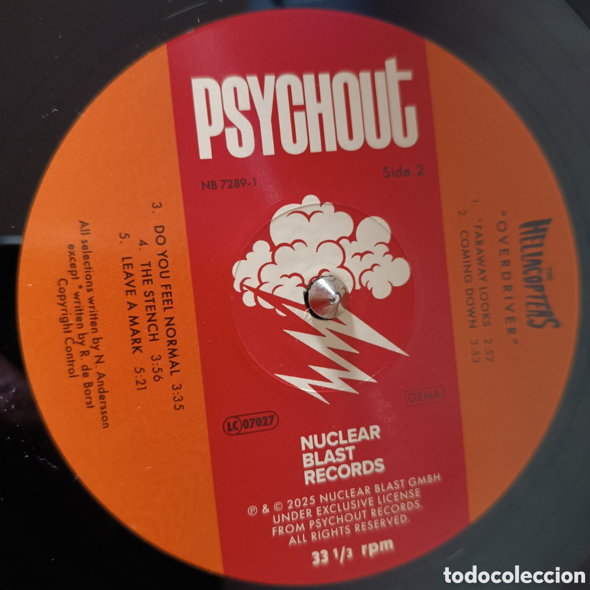 Discos de vinilo: LP: THE HELLACOPTERS - Overdriver (Nuclear Blast, 2025) + Poster - - Foto 3