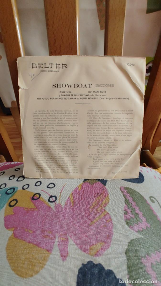 Discos de vinilo: SHOW BOAT-EP OL MAN RIVER +3 - Foto 2