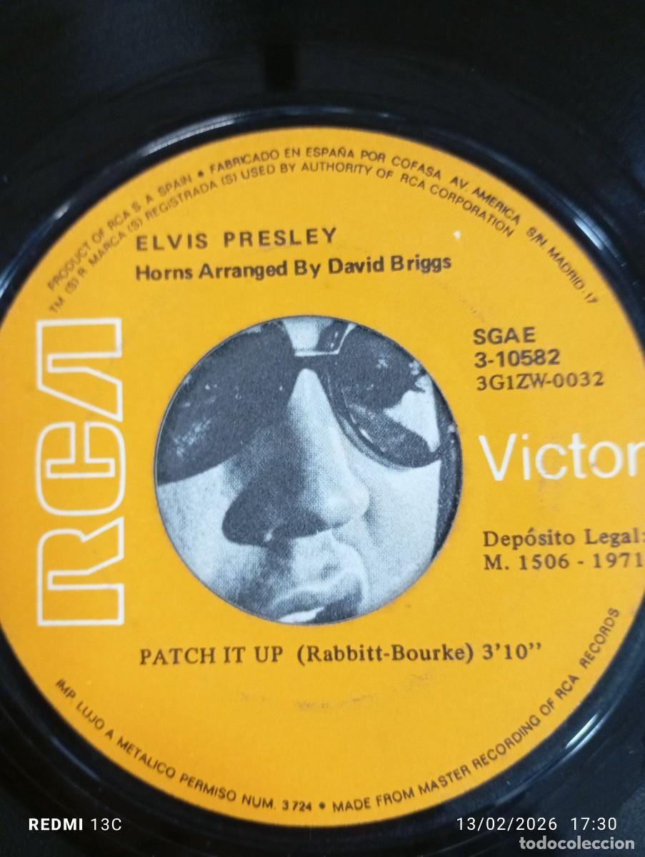 Discos de vinilo: ELVIS YOU DONT HAVE .... / PATCH IT UP - Foto 4