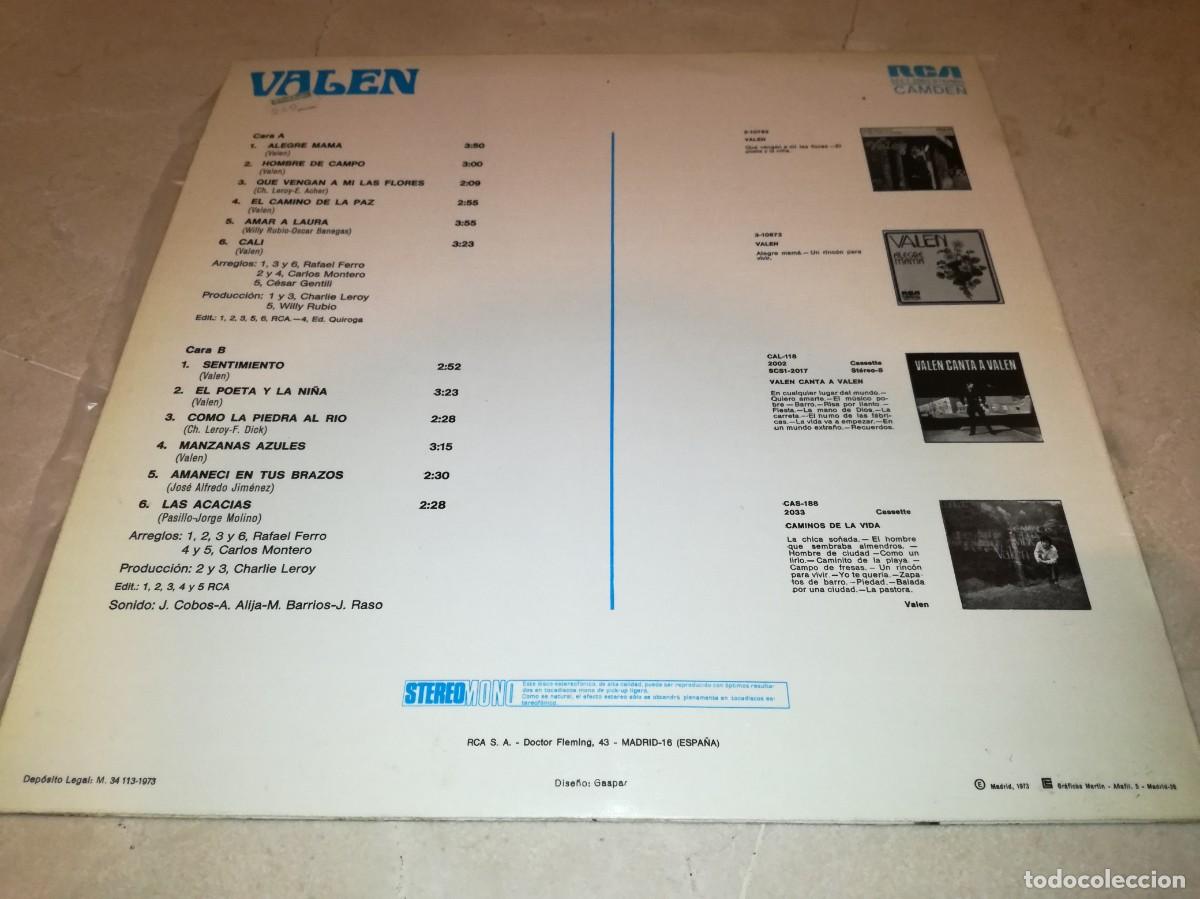 Discos de vinilo: VALEN-ORIGINAL 1973-LP - Foto 2